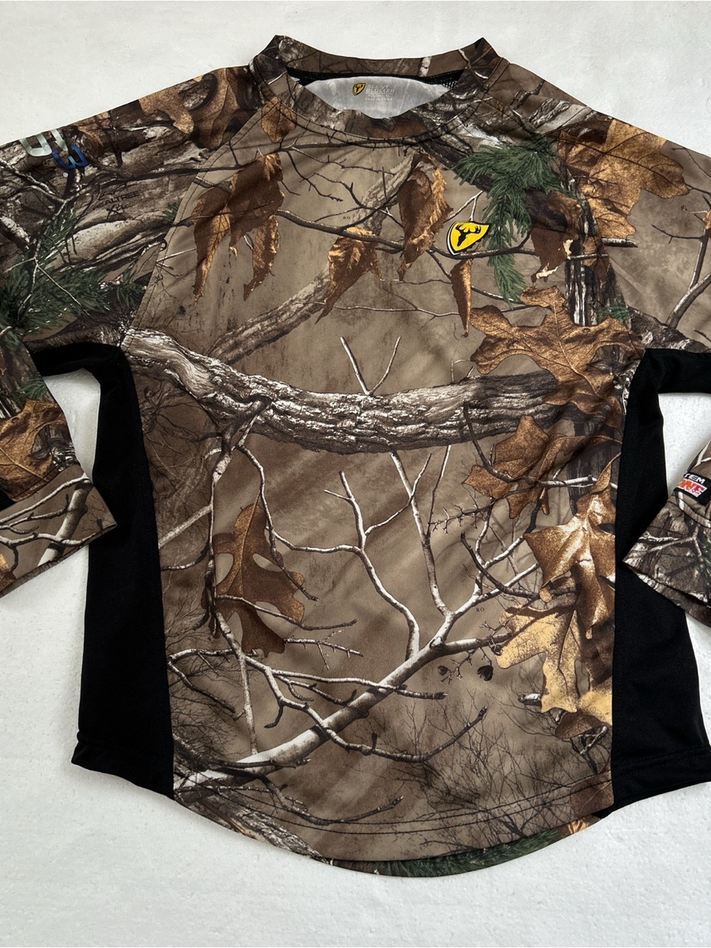 Scent blocker boys base layer one hunting Realtree camo long sleeve shirt m